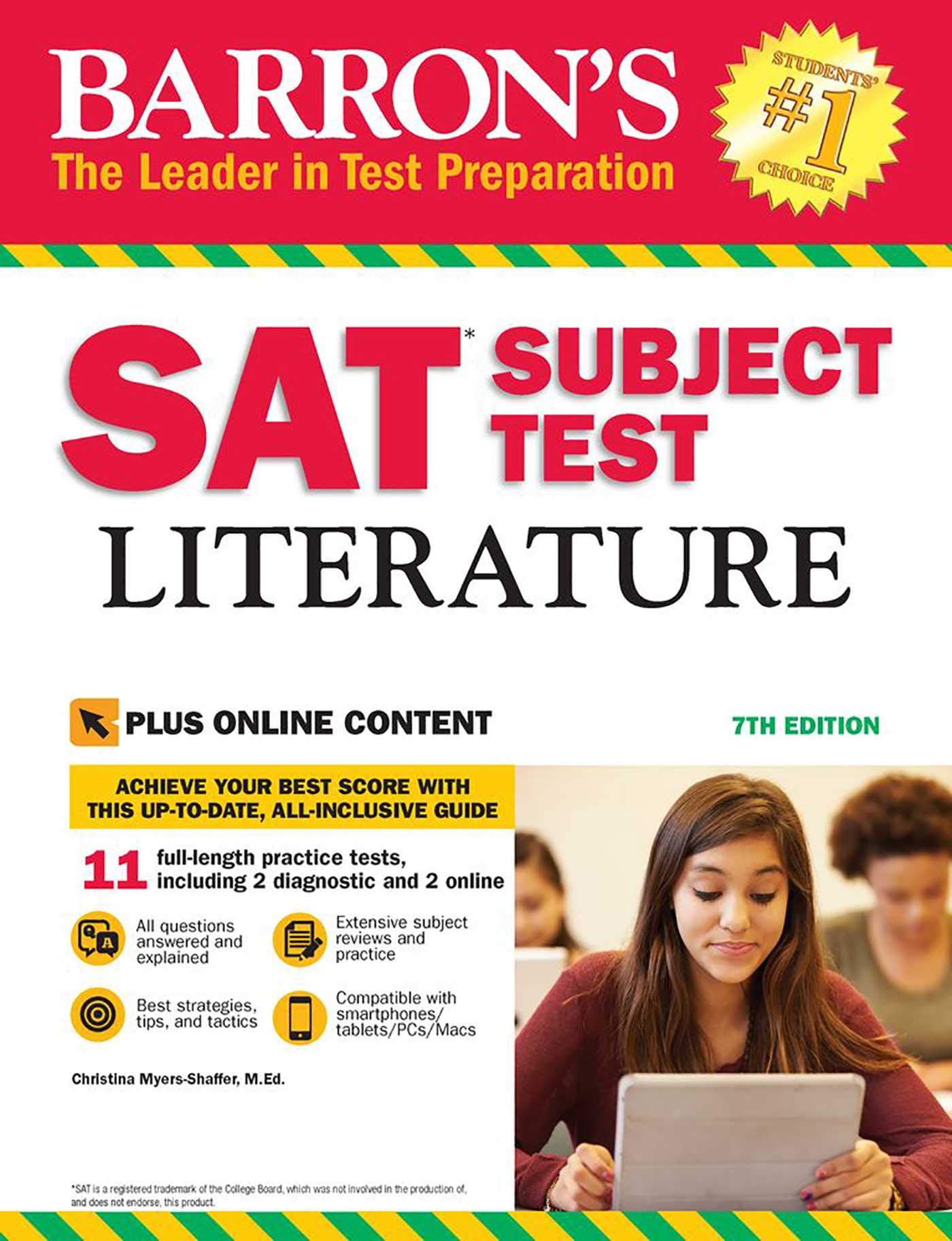 Barron's SAT Subject Test Literature with Online Tests